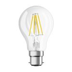 Ledvance Classic Performance LED Glühbirne B22d Birne Fadenlampe Klar 7W 806lm - 827 Extra Warmweiß | Dimmbar - Ersatz für 60W