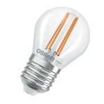 Osram Classic LED E27 Kugel Fadenlampe Klar 2.2W 470lm - 827 Extra Warmweiß | Ersatz Für 40W