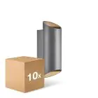 Mehrfachpackung 10x Nordlux Nico Wandleuchte Aluminium Anthrazit Up & Down | Geeignet für 2x GU10