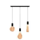 Calex XXL Royal Gold Komplettset - Including 3 XXL Glühbirnes + Cordset Rechteckig basis